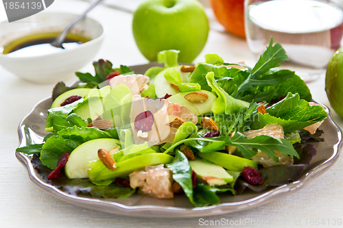 Image of Apple with Grapefruit ,walnut and cranberry salad