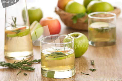 Image of Apple juice with rosemary