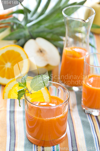 Image of Pear,orange and pineapple smoothie