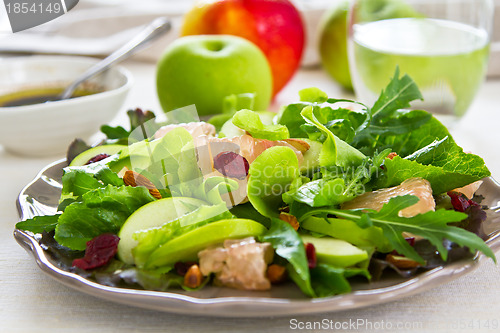 Image of Apple with Grapefruit ,walnut and cranberry salad
