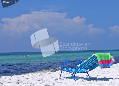 Image of Lounge chair on the beach