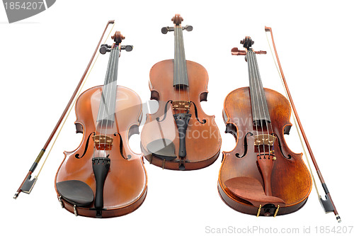 Image of three violins