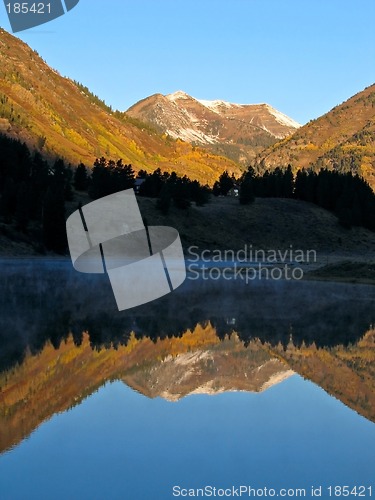 Image of Morning mountain reflections