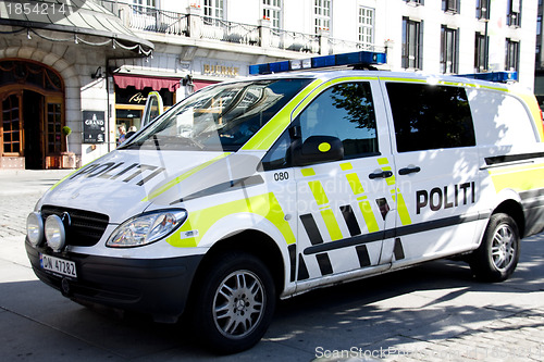 Image of Norwegian Police Car