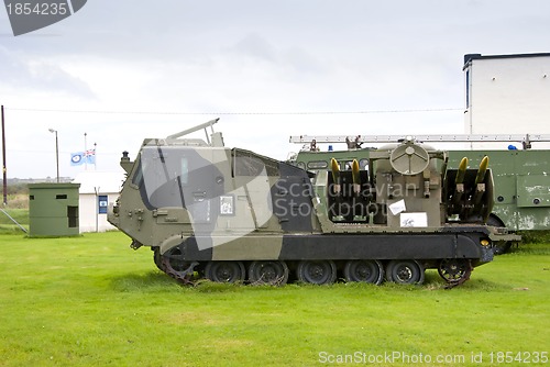 Image of Tracked Missile Launching Vehicle