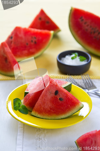 Image of Watermelon with salt