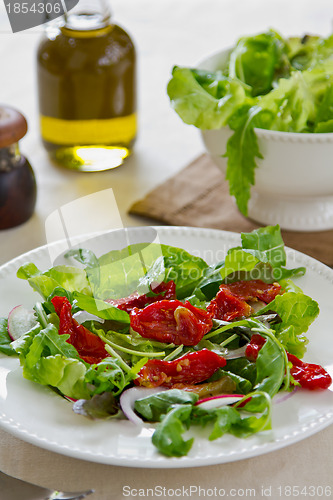 Image of Sun dried tomato with rocket salad