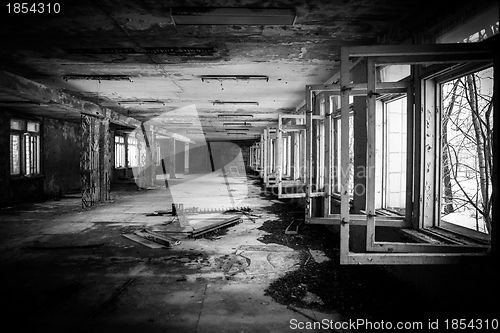 Image of Abandoned Corridor in Chernobyl