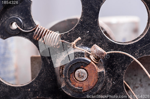 Image of Part of an old communication device