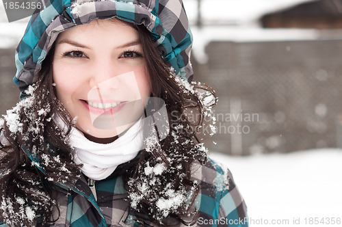 Image of Girl in the snow