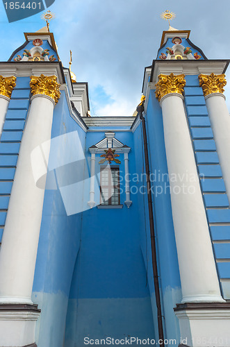 Image of Church in blue colors