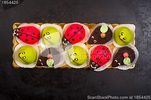 Image of Closeup of a delicious dessert