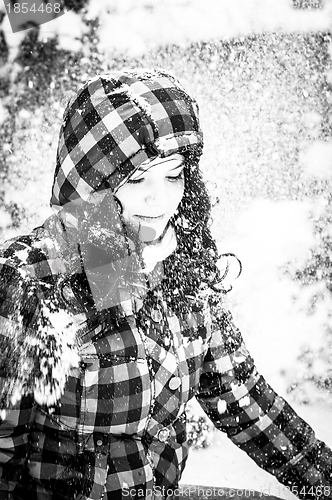 Image of Girl in the snow