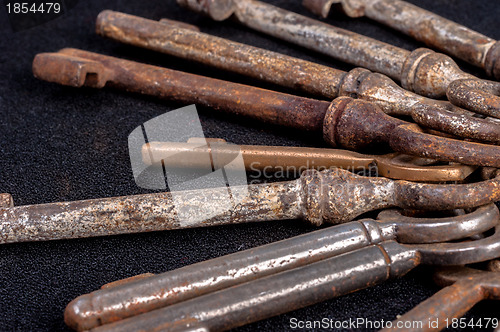 Image of Rusty old keys