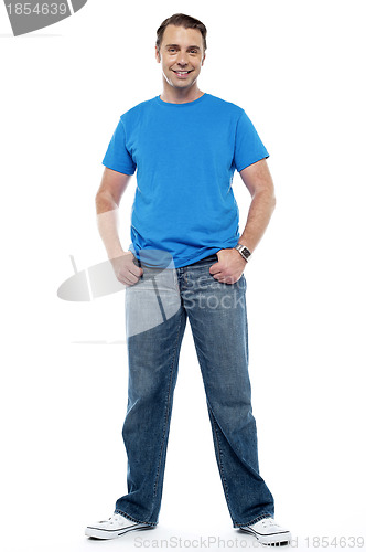 Image of Stylish portrait of handsome young man