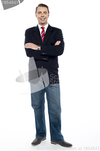 Image of Confident young consultant with his arms crossed