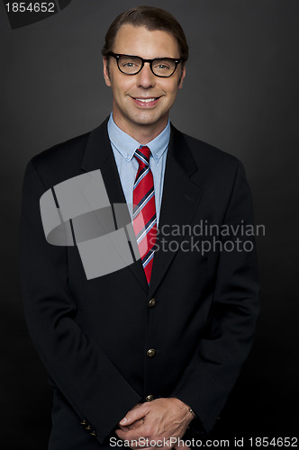 Image of Portrait of successful young businessman