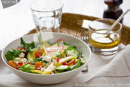 Image of Avocado with Mango and Pomegranate salad