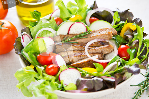 Image of Grilled beef salad