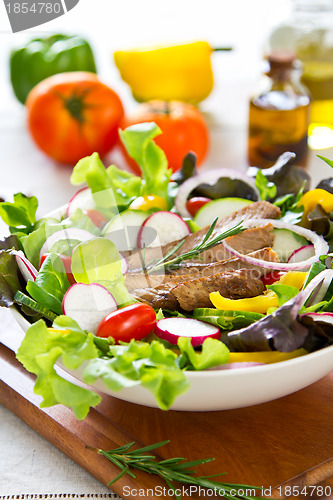 Image of Grilled beef salad