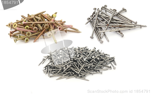Image of Nails and screws collection