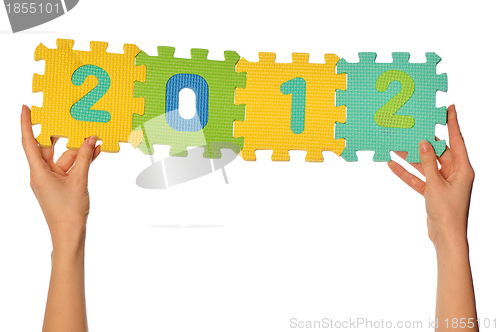 Image of digits 2012