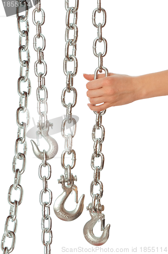 Image of chain with a hook