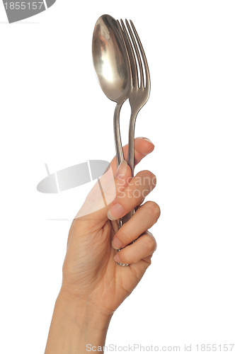 Image of tablespoon and fork