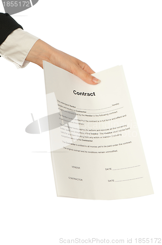 Image of Contract