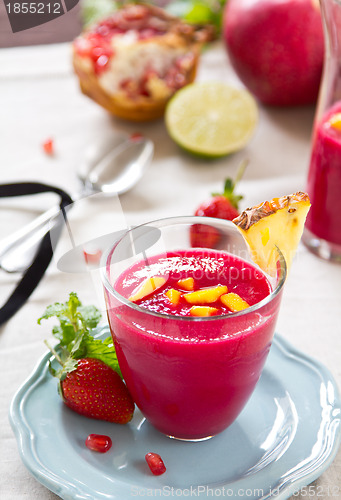 Image of Varieties of Fruits smoothie