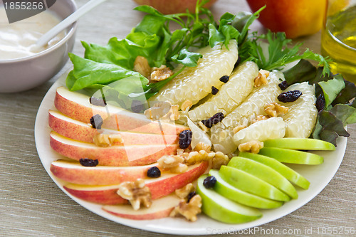 Image of Apple with Grapefruit and walnut salad