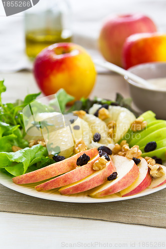 Image of Apple with Grapefruit and walnut salad