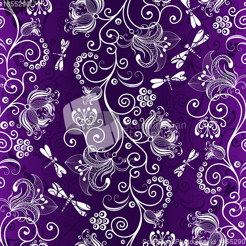 Image of Seamless violet pattern
