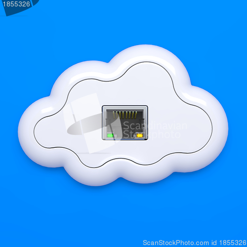 Image of Cloud Computing Concept.