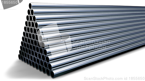 Image of metal pipes