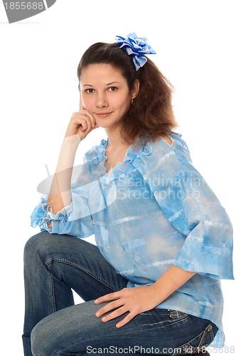 Image of woman in jeans