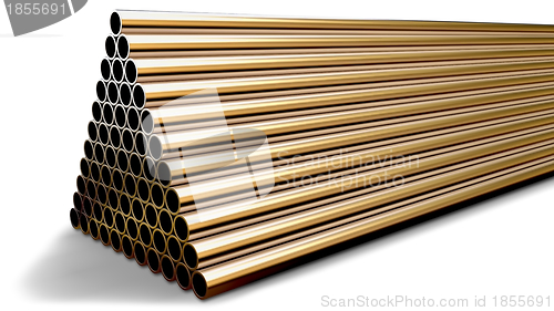 Image of metal pipes