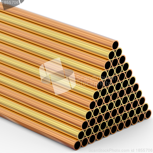 Image of metal pipes