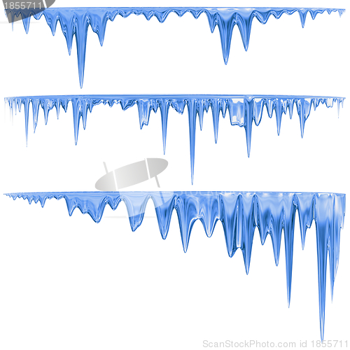 Image of blue icicles