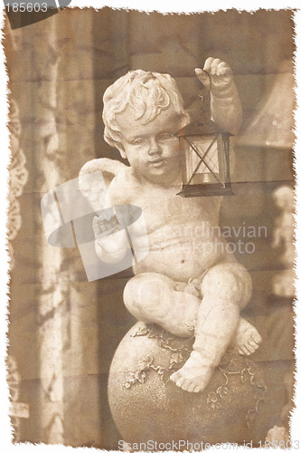 Image of angel wishing card