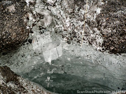 Image of icy ravine