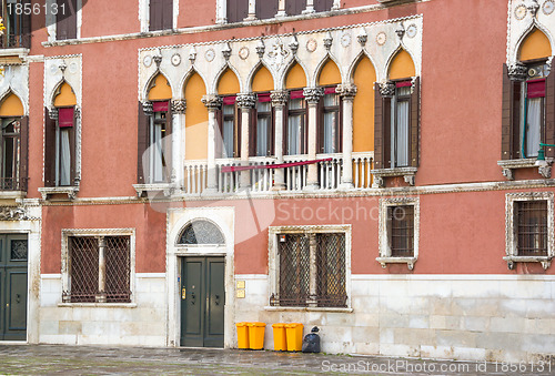 Image of Facade fragment of an ancient building