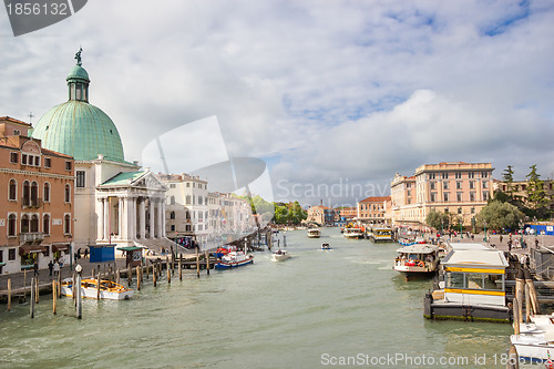 Image of View of the water channel in the Venice