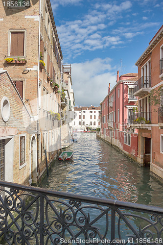 Image of View of the water channel in the Venice