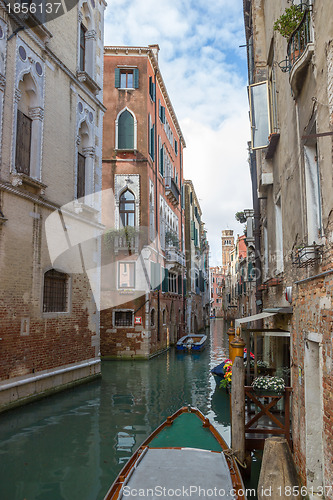 Image of View of the water channel in the Venice