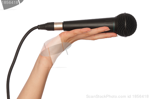 Image of black microphone