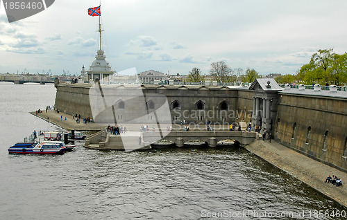 Image of Fort in peter and paul fortress