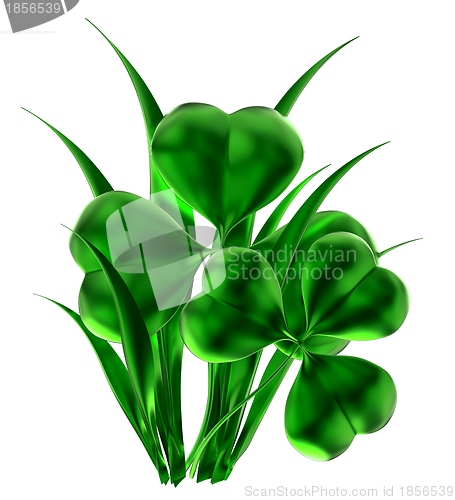 Image of shamrock as symbol of St. Patrick's day