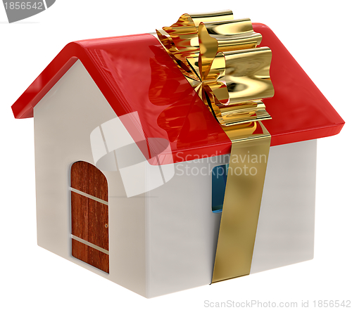 Image of new house as a gift