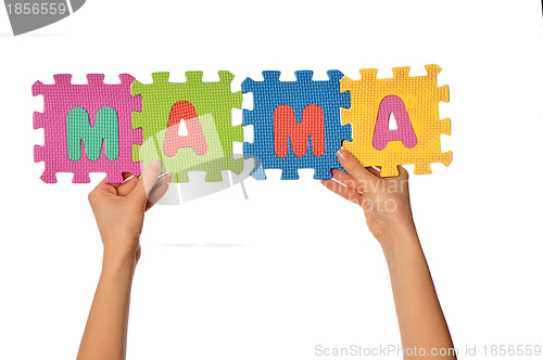 Image of word mama